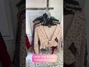 Crop top blouse crème 